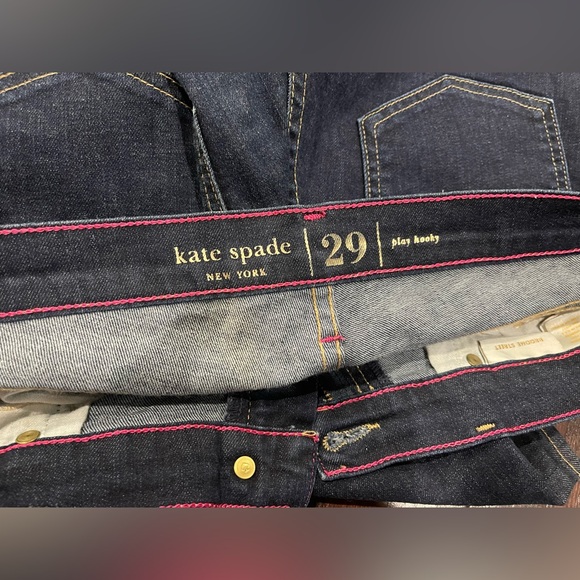 Kate Spade Broome Street Skinny Indigo Blue Denim Jeans - Size 29 - Picture 8 of 9